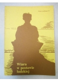 Wiara w postawie ludzkiej