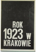 Rok 1923 w Krakowie