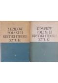 Z dziejów polskiej krytyki i teorii sztuki, Tom I i II