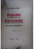 Wypadki warszawskie, 1926r.