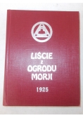 Liście z ogrodu Morji 1925