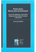 Prawo pracy Wzory pism procesowych