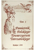 Pamiętnik Polskiego Towarzystwa Tatrzańskiego, Tom I