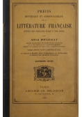 Litterature Francaise , 1899 r.