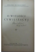 O wielości cywilizacyj, 1935 r.