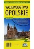 Województwo opolskie mapa administracyjno-turystyczna