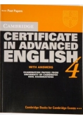 Cambridge Certificate in Advanced English 4 Student's Book with Answers