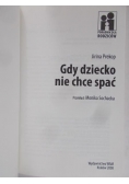 Gdy dziecko nie chce spać