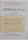 Ginekologja Tom I 1923 r.