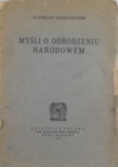 Myśli o odrodzeniu narodowym, 1923 r.