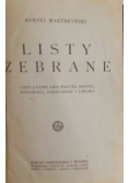 Listy zebrane, 1929 r.