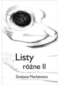 Listy różne II