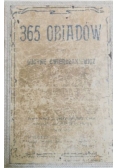 365 obiadów, 1911 r.