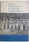 Studia i materiały do historii wojskowości, tom XIX cz. 1