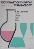 Dictionary of chemical terminology in five languages