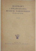 Rozprawy i sprawozdania Muzeum Narodowego