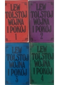 Wojna i Pokój zestaw 4 książek
