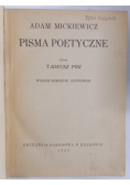 Pisma poetyczne, 1925 r.