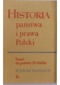 Historia państwa i prawa Polski, Tom I