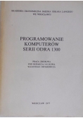 Programowanie komputerów serii odra 1300