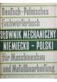 Słownik mechaniczny niemiecko-polski