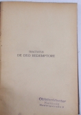 Tractatus de Deo Redemptore, 1925 r.