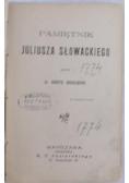 Pamiętnik Juliusza Słowackiego, 1901 r.