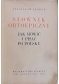 Słownik ortoepiczny. 1937r.