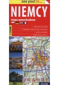 Niemcy mapa samochodowa 1:750 000