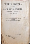 Biblia święta to jest całe Pismo święte