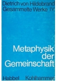 Mataphysik der Gemeinschaft