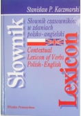 Słownik czasowników w zdaniach : polsko-angielski