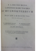 Kleines lateinisch - Deutsches Schulworterbuch , 1911 r.