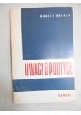 Uwagi o polityce
