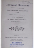 Caeremoniale Monasticum, 1908 r.
