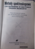 Metody spektroskopowe i ich zastosowanie do identyfikacji związków organicznych
