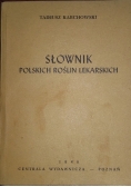 Słownik polskich roślin lekarskich, 1948 r.