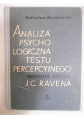 Analiza psychologiczna testu percepcyjnego progressive matrices J.C. Ravena
