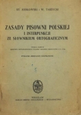 Zasady pisowni polskiej i interpunkcji ze słownikiem ortograficznym, 1936 r.