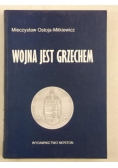Wojna jest grzechem