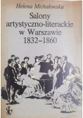 Salony artystyczno-literackie w Warszawie 1832-1860