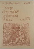 Dzieje obyczajów w dawnej Polsce wiek XVI-XVIII