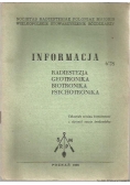 Informacja . Radiestezja geotronika biotronika psychotronika