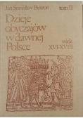 Dzieje obyczajów w dawnej Polsce wiek XVI - XVIII tom II