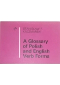 A Glossary of Polish and English Verb Forms