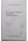 Paul Hanly Furfey's Quest for a Good Society