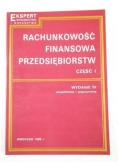Rachunkowość finansowa przedsiębiorstw, cz. I