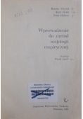 Wprowadzenie do metod socjologi empirycznej