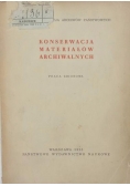 Konserwacja materiałów archiwalnych