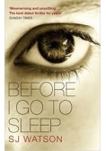 Before I go sleep
